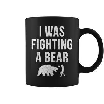 I Was Fighting A Bear Injury Recovery Get Well Coffee Mug | Mazezy