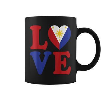 Filipino Patriotic & From Philippines Flag Country Coffee Mug - Monsterry AU