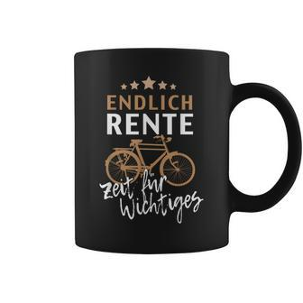 Finally Rente Zeit Für Important Pensioner Bike Black Tassen - Seseable