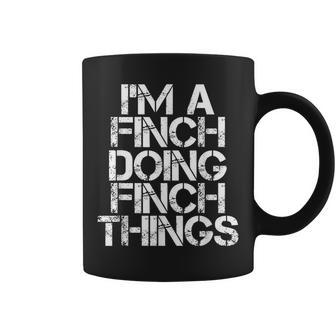 Finch Surname Family Tree Birthday Reunion Idea Coffee Mug - Monsterry CA