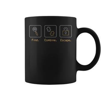 Find Combine Escape For Escape Room Players Coffee Mug - Monsterry DE