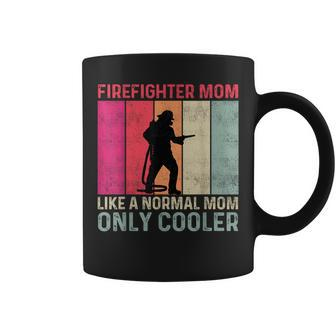 Firefighter Mom Like A Normal Mom Only Cooler Mother's Day Coffee Mug - Monsterry UK
