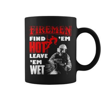 Firemen Hot Wet Firefighter Coffee Mug | Mazezy