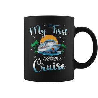 My First Cruise 2024 Travel Palm Cruising Family Vacation Coffee Mug - Thegiftio UK