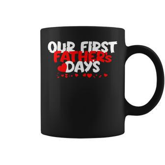 Our First Father's Day 2024 Coffee Mug - Seseable