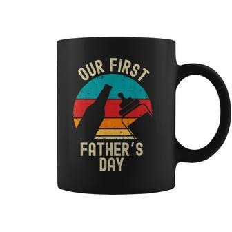 Our First Father's Day 2024 New Dad Beer Lover Father Coffee Mug - Monsterry