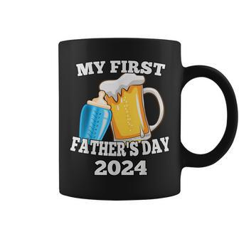 My First Father's Day As A Dad Father's Day 2024 Best Coffee Mug - Seseable