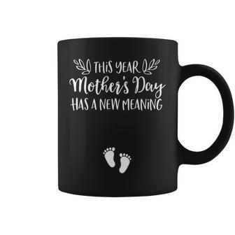 First Pregnancy Announcement Baby Reveal Coffee Mug - Monsterry UK