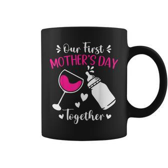 Our First Together Matching First Time Mom Coffee Mug - Seseable