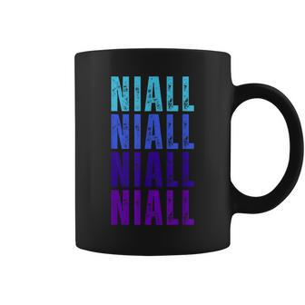 First Name Niall I Love Niall Vintage Coffee Mug - Seseable