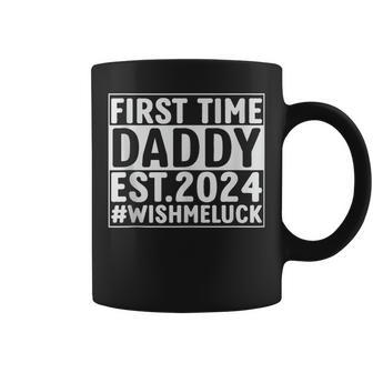 First Time Daddy 2024 Father's Day Pregnancy Announcement Coffee Mug - Thegiftio UK
