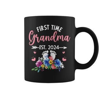 First Time Grandma Est 2024 Mother's Day Grandmother Coffee Mug | Mazezy AU