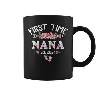 First Time Nana 2024 Mother's Day Soon To Be Nana Coffee Mug - Monsterry
