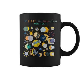 My First Total Solar Eclipse 2024 Toddler Planet Coffee Mug | Mazezy