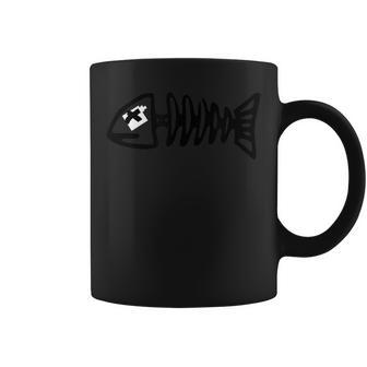 Fish Skeleton Boating Bones Ocean Deep Sea Coffee Mug - Monsterry