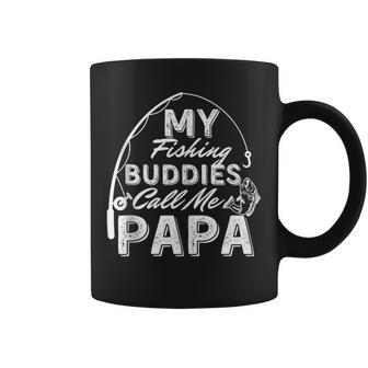 My Fishing Buddies Call Me Papa Father's Day Fishing Dad Coffee Mug - Thegiftio UK