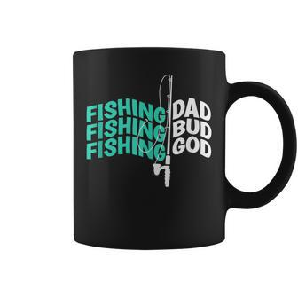 Fishing Dad Bud God Fathers Camping Fishing Coffee Mug - Monsterry DE