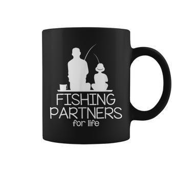 Fishing Partners For Life Father And Son Matching Outfits Coffee Mug - Monsterry