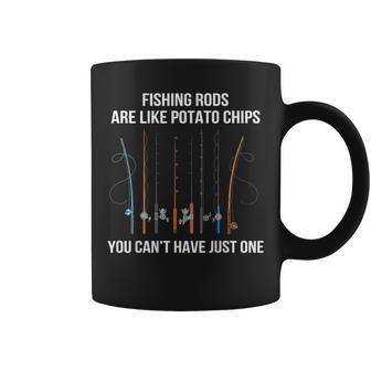 Fishing Rods Are Like Potato Chips You Can’T Have Just One Coffee Mug - Monsterry
