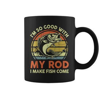 Fishing- So Good With My Rod Bass Fish Coffee Mug - Monsterry AU