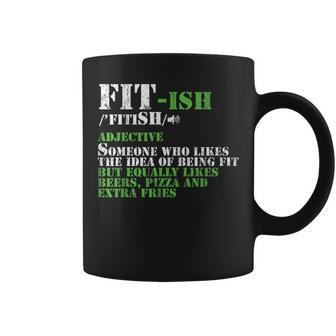 Fit Ish Someone Who Likes The Idea Of Being Fit Gym Coffee Mug - Thegiftio UK