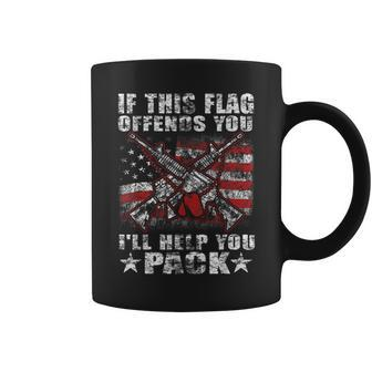 If This Flag Offends You Proud American Veteran Coffee Mug - Monsterry AU