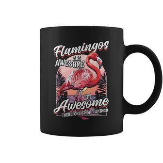Flamingo Girls Boys Flamingos Are Awesome Coffee Mug - Monsterry CA