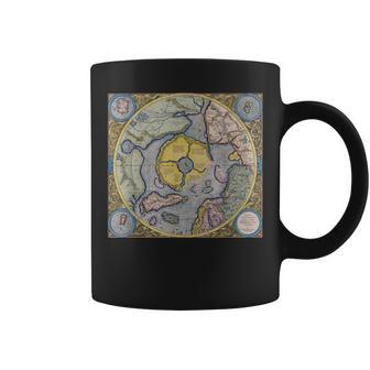 Flat Earth Antique Map Tassen - Seseable