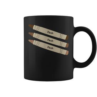 Flesh Colored Crayon T Melanin Matters Coffee Mug - Monsterry DE