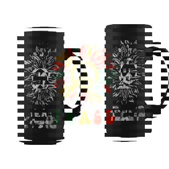 Flor Símbolo Paz Paz Taza de café - Regaloses