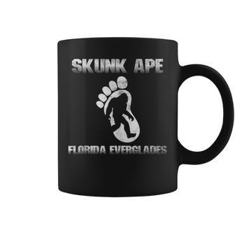 Florida Everglades Skunk Ape Bigfoot Vintage Retro Coffee Mug - Monsterry