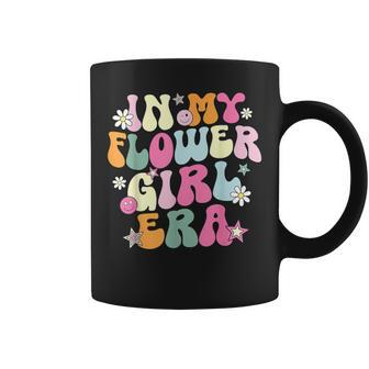 In My Flower Girl Era Retro Groovy Flower Girl Cute Coffee Mug - Seseable