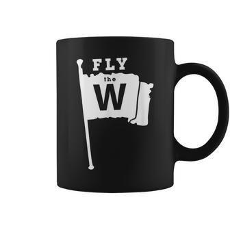 Fly The W Chicago Baseball Winning Flag Coffee Mug - Monsterry