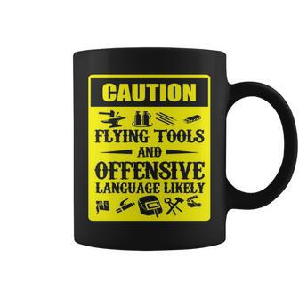 Flying Tools & Offensive Language Welder Coffee Mug | Mazezy