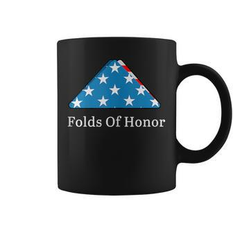 Folds Of Honor Fallen Military First Responders Patriotic Coffee Mug - Monsterry UK