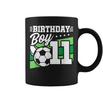 Football Birthday Party 11 Year Old Boy 11Th Birthday Coffee Mug - Thegiftio UK