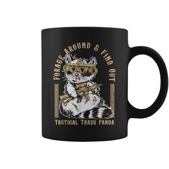 Forage Around & Find Out Tactical Trash Panda Coffee Mug - Seseable