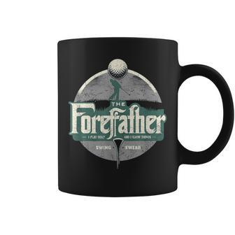 The Forefather Swing And Swear Father's Day Golf Coffee Mug - Thegiftio UK