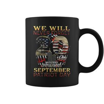 Never Forget Day Memorial 20Th Anniversary 911 Coffee Mug - Monsterry DE