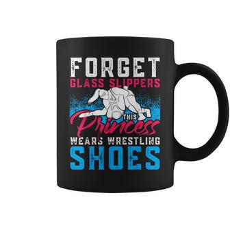 Forget Glass Slippers This Princess Wears Wrestling Shoes Coffee Mug | Mazezy