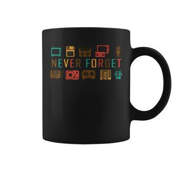 Never Forget Retro Media Coffee Mug - Monsterry DE