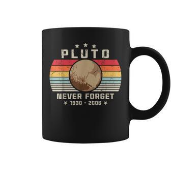 Never Forget Pluto Retro Space Science Novelty Humor Coffee Mug - Thegiftio UK
