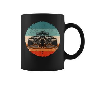 Formula Car Racer Formula Racing Lovers Silhouette Vintage Coffee Mug - Monsterry AU