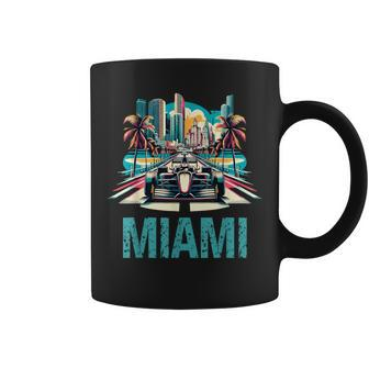 Formula Miami City Racing Circuit Car Map Grand Prix Race Coffee Mug | Mazezy
