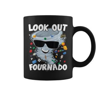 Four Nado Tornado 4Th Birthday Party Theme I'm 4 Years Old Coffee Mug - Monsterry DE