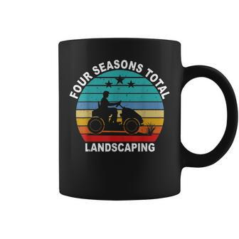 Four Season Total Landscaping Vintage Man Woman Coffee Mug | Crazezy AU
