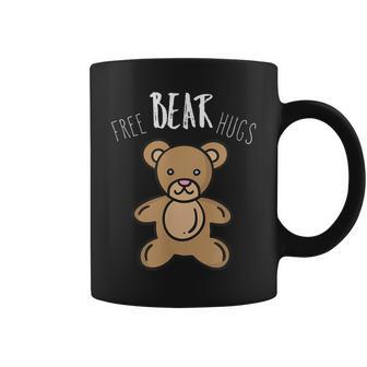 Free Bear Hugs Cute Teddy Bear For Huggers Coffee Mug - Monsterry