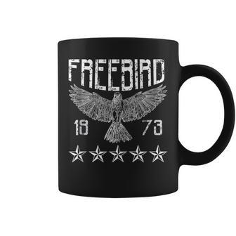 Free Eagle Bird 1973 American Western Country Music Lover Coffee Mug - Monsterry CA