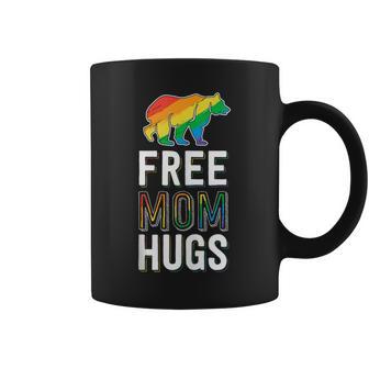 Free Mom Hugs Pride Proud Mom Lgbtq Parent Lgbt Coffee Mug - Monsterry AU