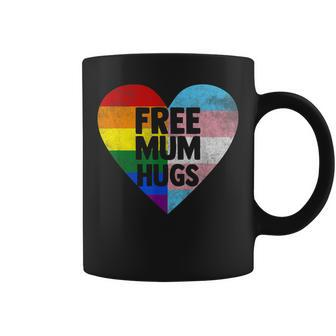 Free Mum Hugs Mom Support Lgbt Pride Month Coffee Mug - Thegiftio UK
